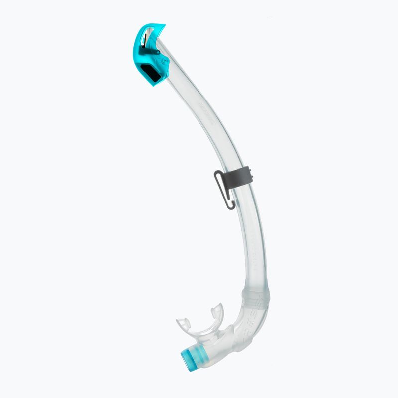 Трубка для пірнання дитяча Cressi Seal Dry clear/aquamarine