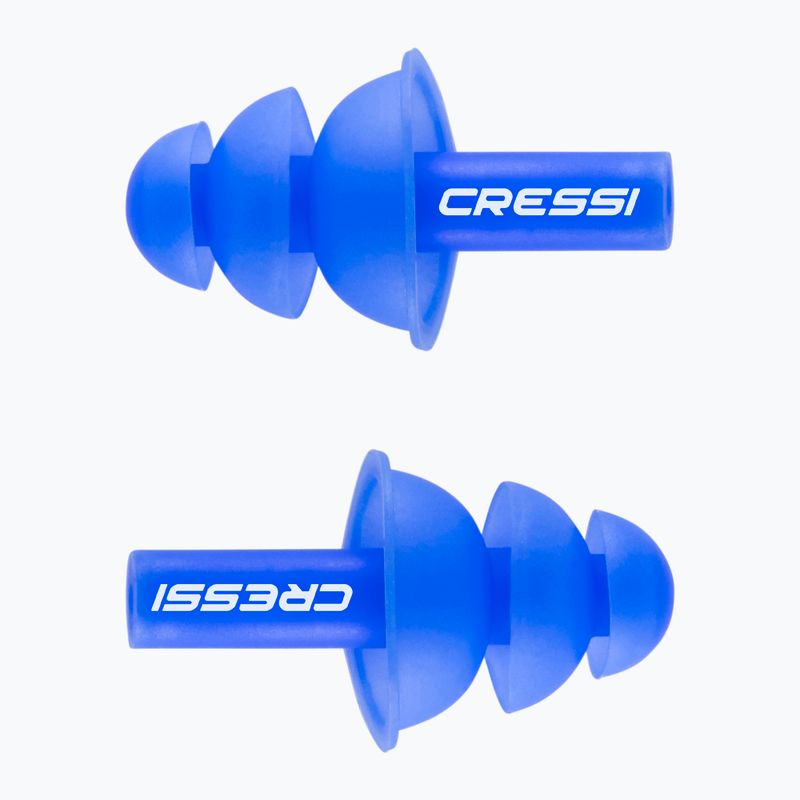 Cressi Aqua Kit Беруші + затискач для носа синій 3