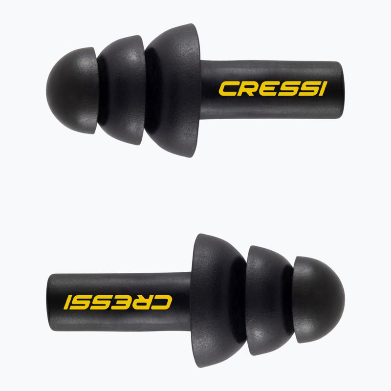 Cressi Aqua Kit Беруші + затискач для носа чорний 3