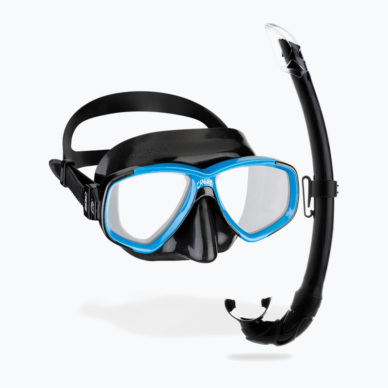 Набір для пірнання Cressi Perla + Mexico black/blue 9