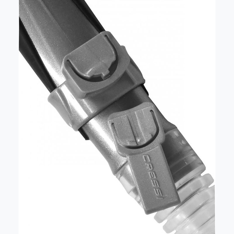 Трубка для пірнання Cressi Alpha Ultra Dry clear/black/white 5