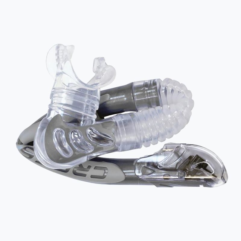 Трубка для пірнання Cressi Alpha Ultra Dry clear/black/white 6