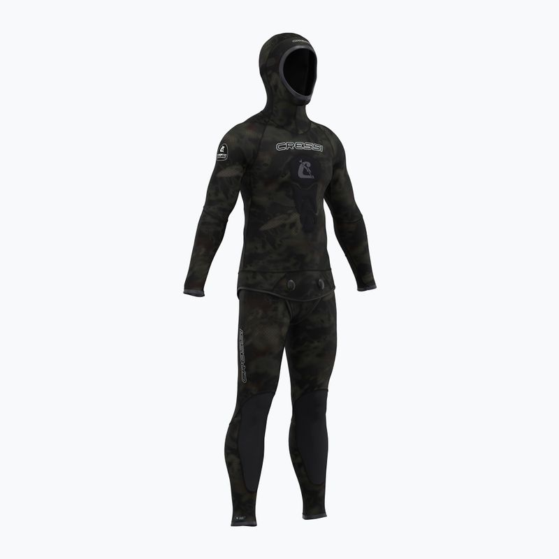 Роздільний гідрокостюм для пірнання Cressi Posidonia 5мм camouflage 2