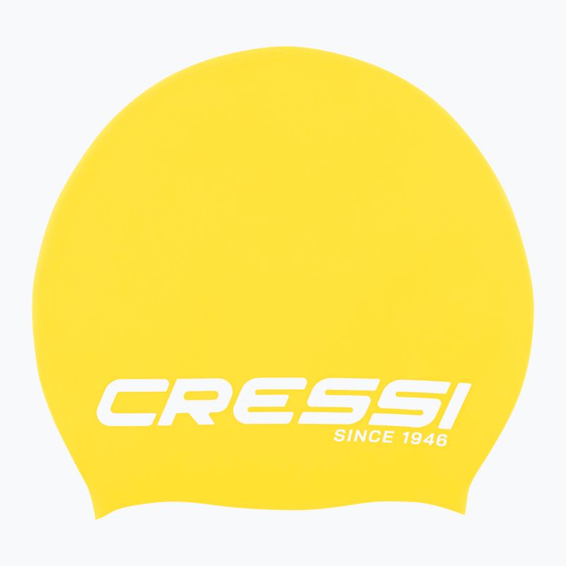 Шапочка для плавання Cressi Loira Long Hair yellow/white