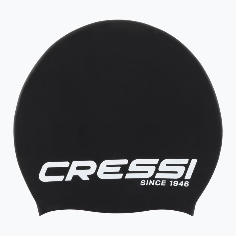 Шапочка для плавання Cressi Loira Long Hair black/white