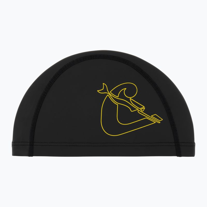 Шапочка Cressi Senna black/yellow 2