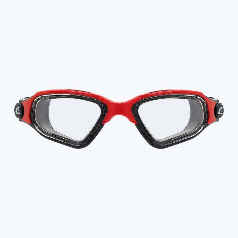 Окуляри для плавання Cressi Clear Eyes black/red 2
