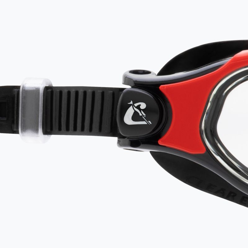 Окуляри для плавання Cressi Clear Eyes black/red 3