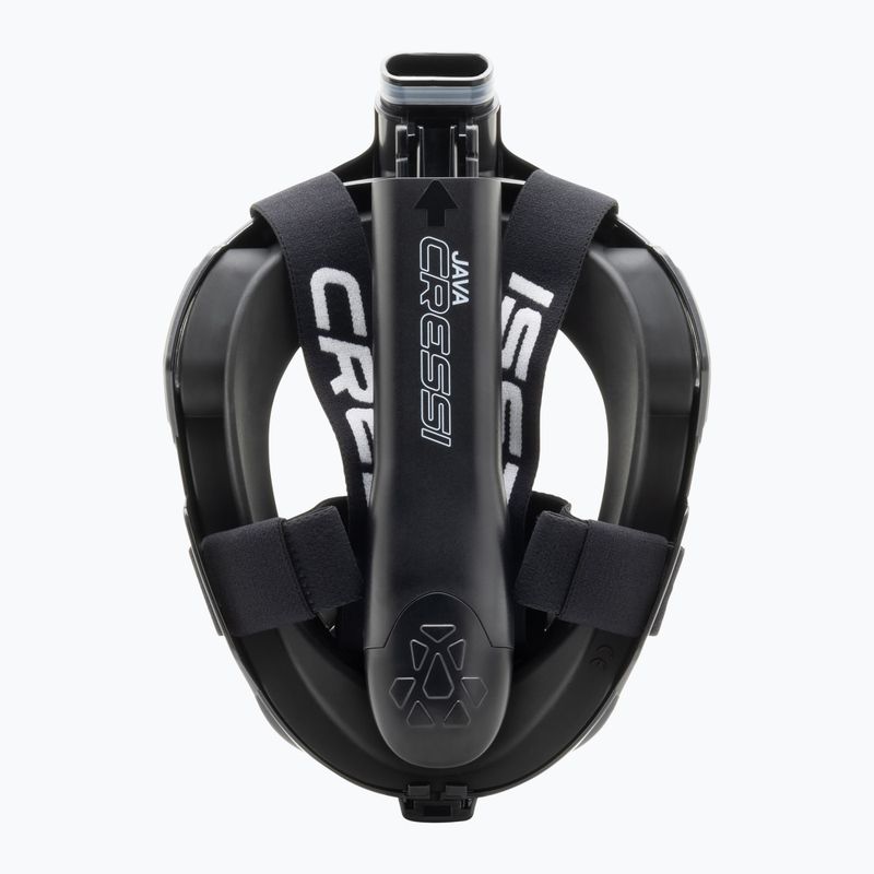 Маска повнолицьова для снорклінгу Cressi Java Full Face black/black 5
