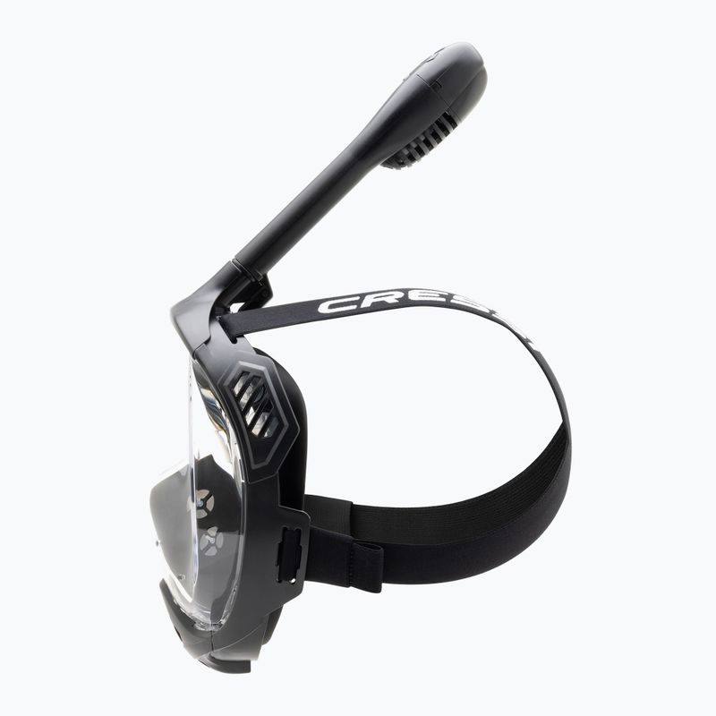 Маска повнолицьова для снорклінгу Cressi Java Full Face black/black 6