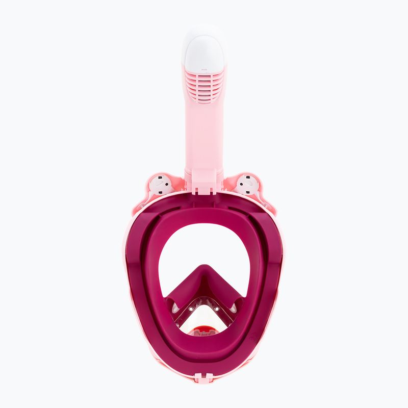 Маска повнолицева для снорклінгу дитяча Cressi Kiddy Full Face Jr pink/purple/white 6