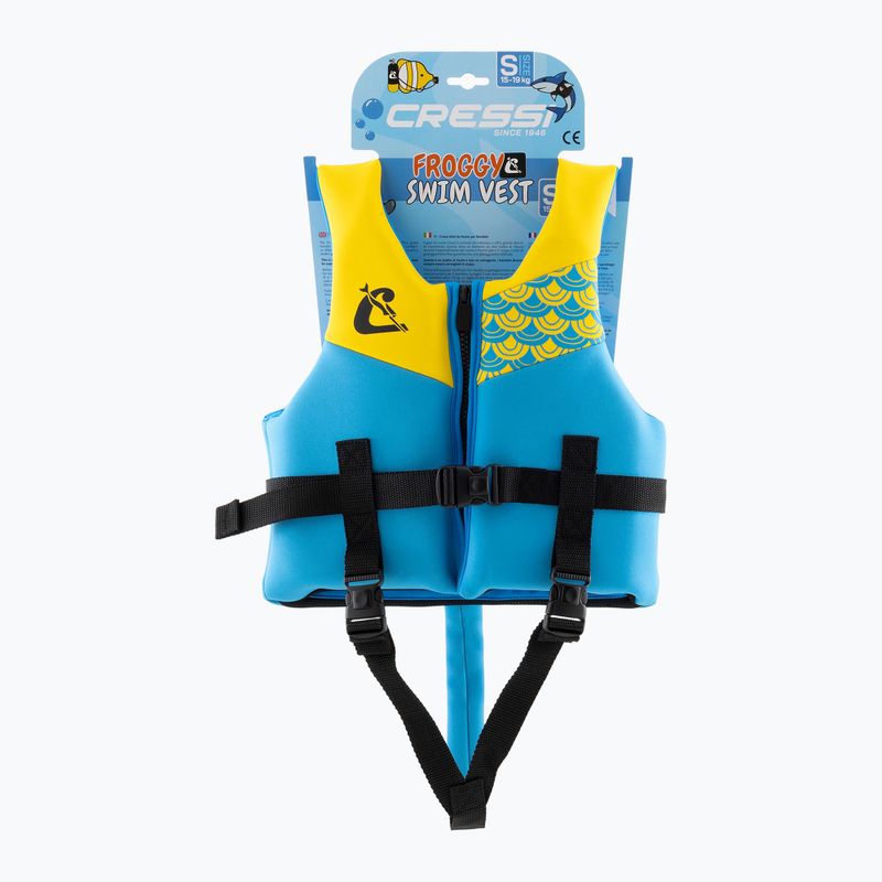 Дитячий рятувальний жилет Cressi Froggy azure/yellow 5