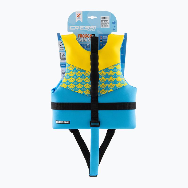Дитячий рятувальний жилет Cressi Froggy azure/yellow 6