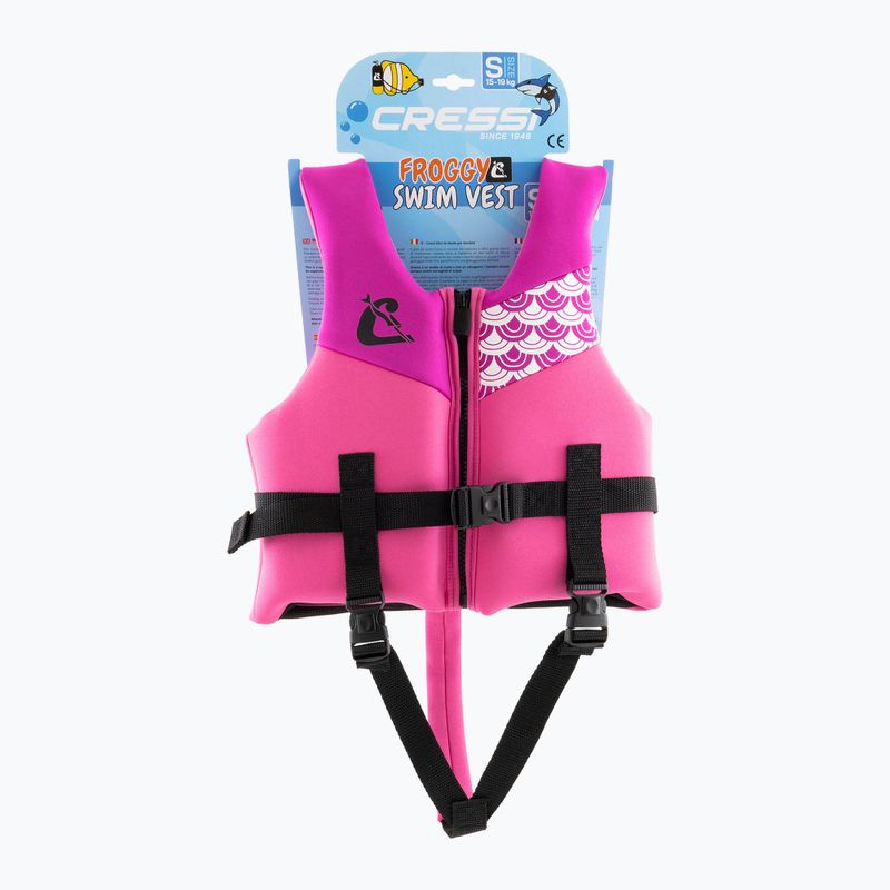 Дитячий рятувальний жилет Cressi Froggy pink/lilac 5