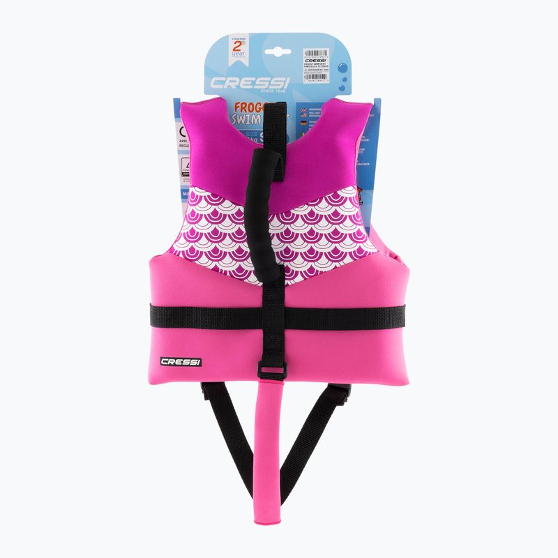 Жилет страхувальний дитячий Cressi Froggy pink/lilac 6