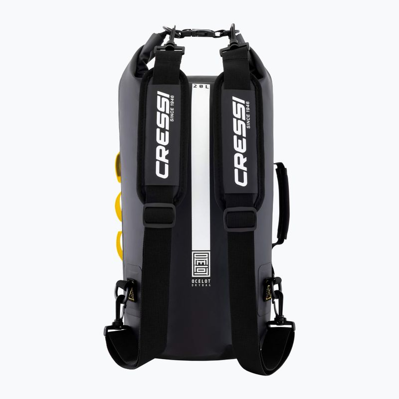 Мішок водонепроникний Cressi Ocelot Dry Bag 20 l black/yellow 2