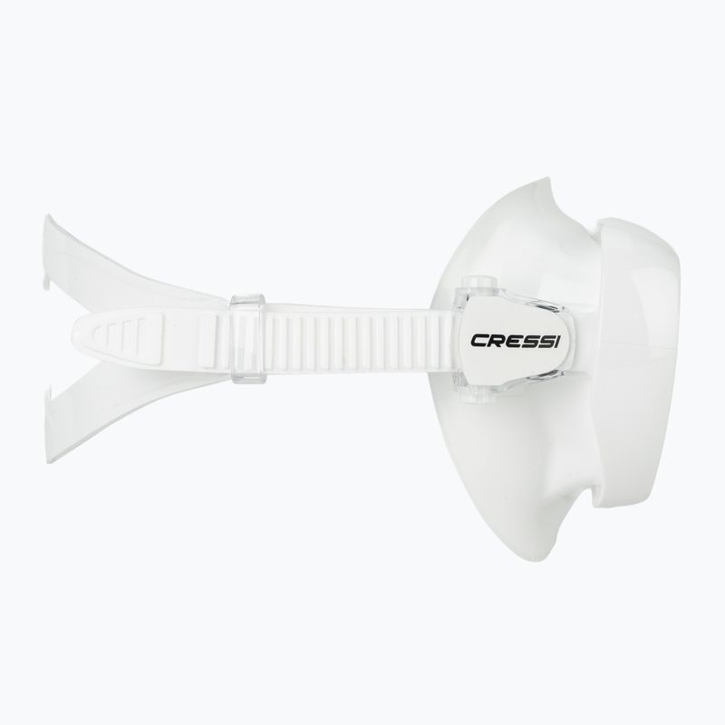 Маска для дайвінгу жіноча Cressi Honey 420 UV white/white/yellow/blue 3