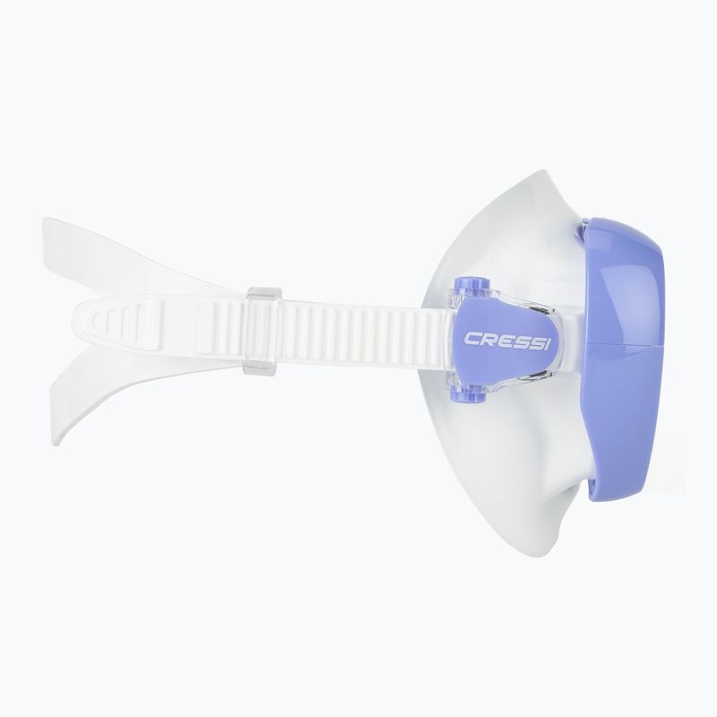 Маска для дайвінгу жіноча Cressi Honey 420 UV white/lilac/blue/orange 3
