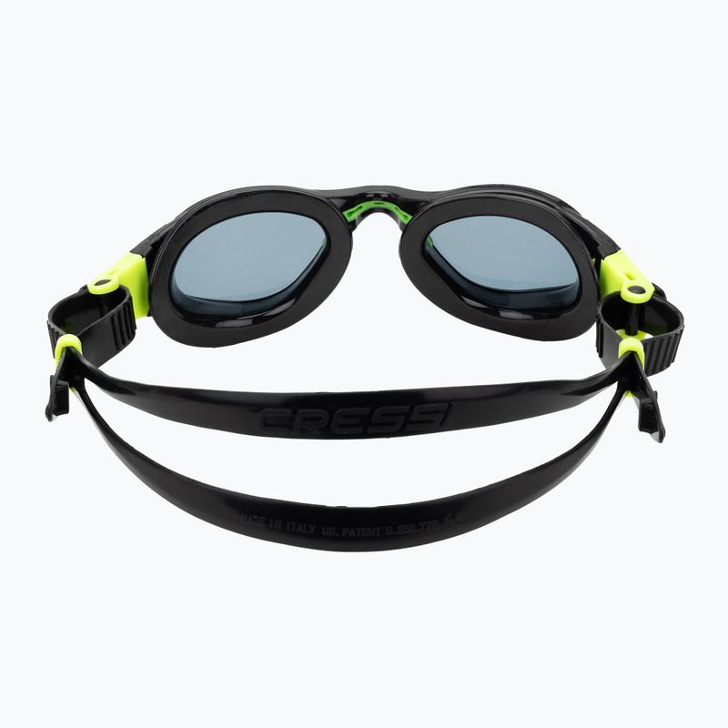 Окуляри для плавання Cressi Flash black/lime smoked 4