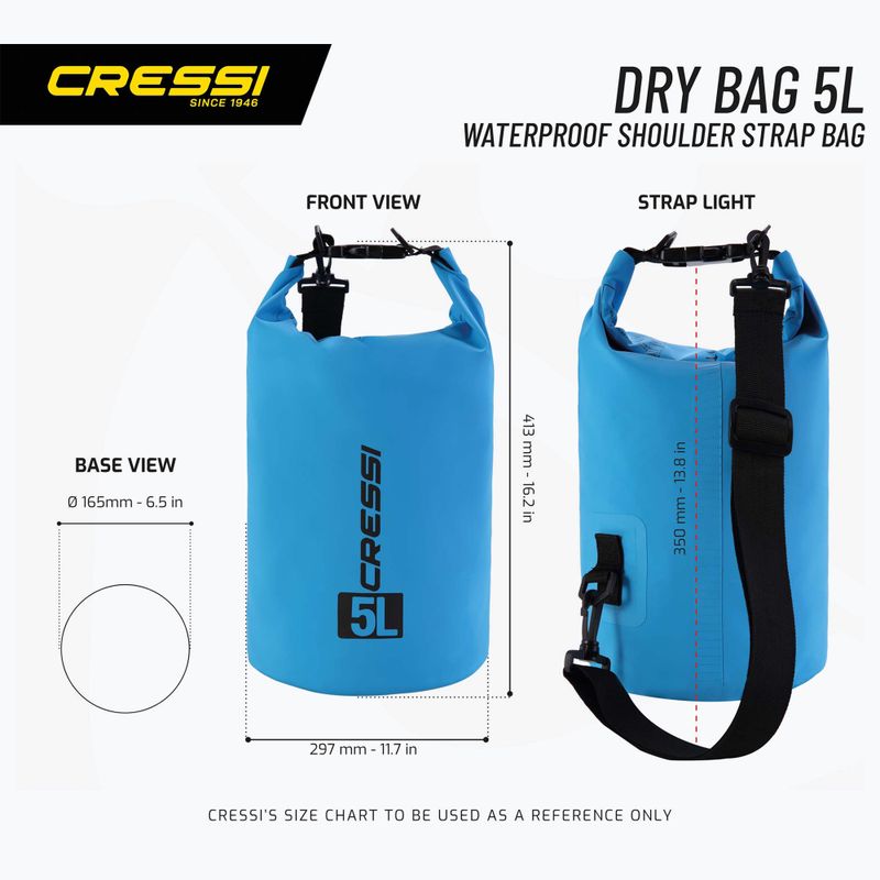 Сухий пакет Cressi 5 л білий 7