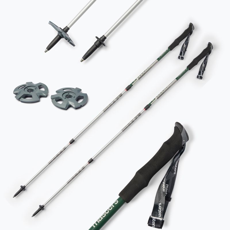 Палиці трекінгові Masters Pole Summit Light зелені 01S4519 7