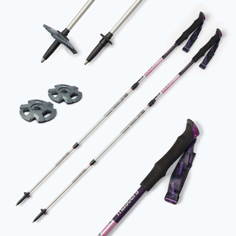 Палиці трекінгові жіночі Masters Trekking Pole Summit Light Woman срібрні 01S4619 7