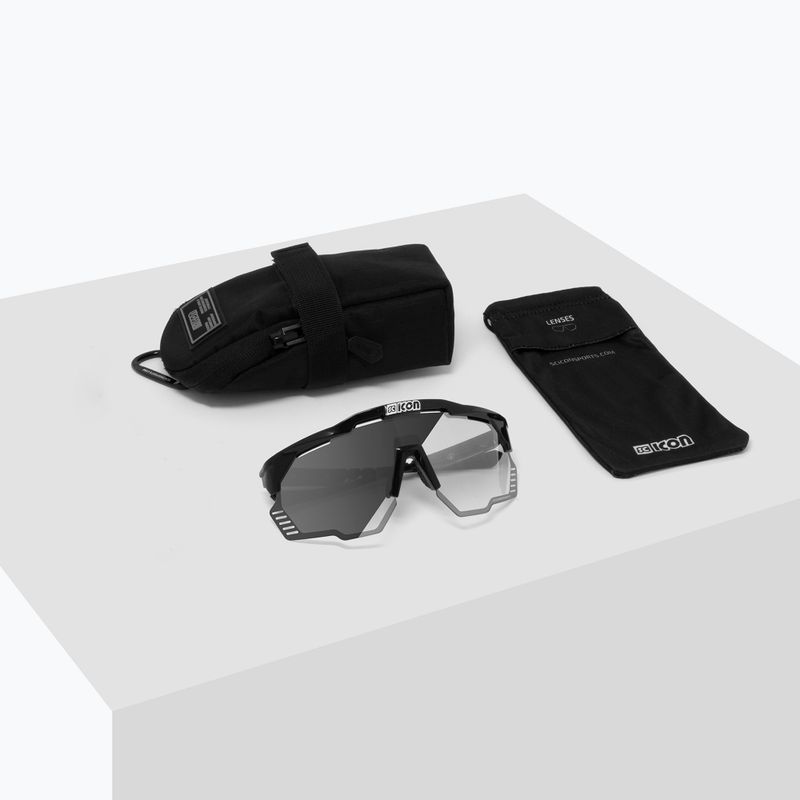 Окуляри велосипедні SCICON Aeroshade Kunken black gloss/scnpp photocromic silver EY31010200 7