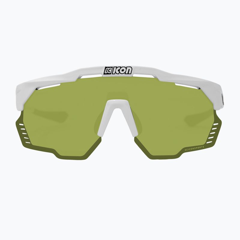 Окуляри велосипедні SCICON Aeroshade Kunken white gloss/scnpp green trail EY31150800 3