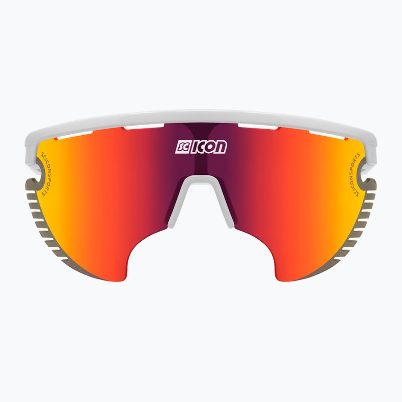 Окуляри велосипедні SCICON Aerowing Lamon white gloss/scnpp multimirror red EY30060800 3