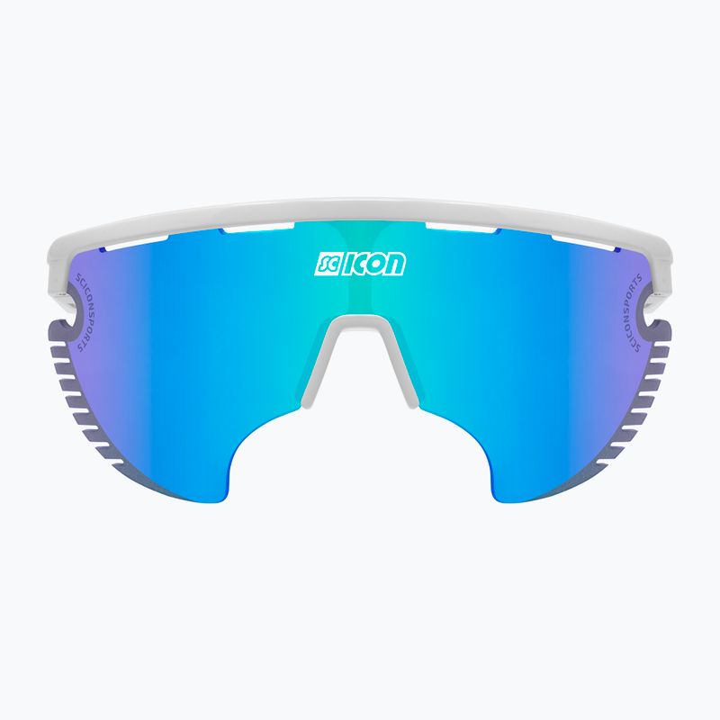 Сонцезахисні окуляри SCICON Aerowing Lamon white gloss/scnpp multimirror blue EY30030800 3