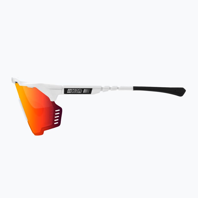 Окуляри велосипедні SCICON Aeroshade Kunken white gloss/scnpp multimirror red EY31060800 4