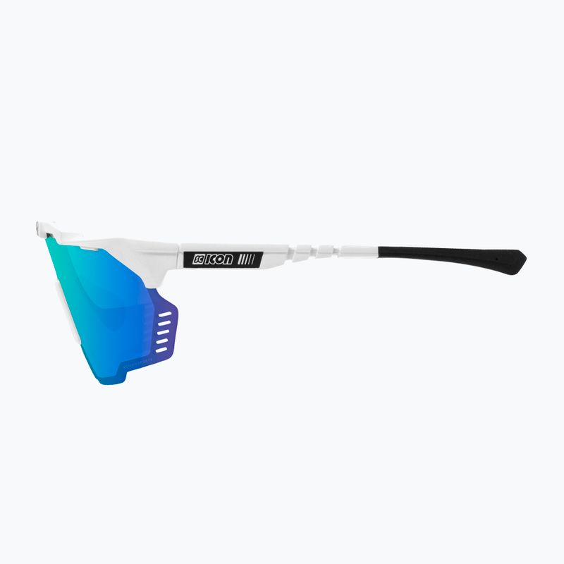 Окуляри велосипедні SCICON Aeroshade Kunken white gloss/scnpp multimirror blue EY31030800 4