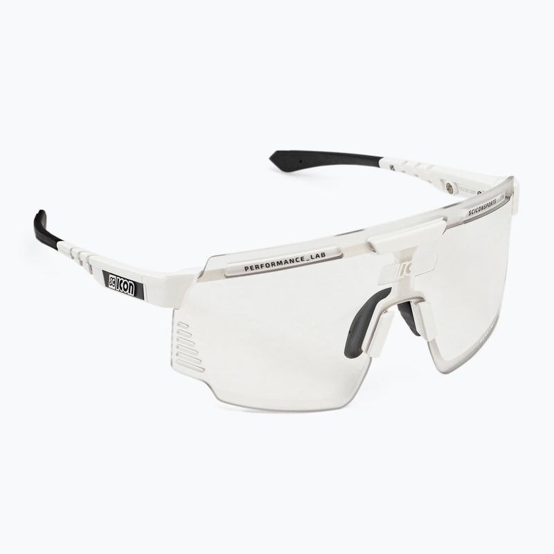 Окуляри велосипедні SCICON Aerowatt white gloss/scnpp photocromic silver EY37010800