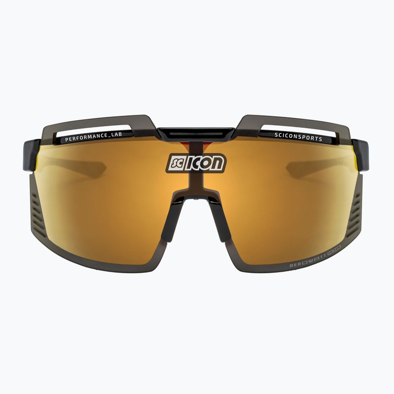 Окуляри велосипедні SCICON Aerowatt Foza black gloss/scnpp multimirror bronze EY38070200 3