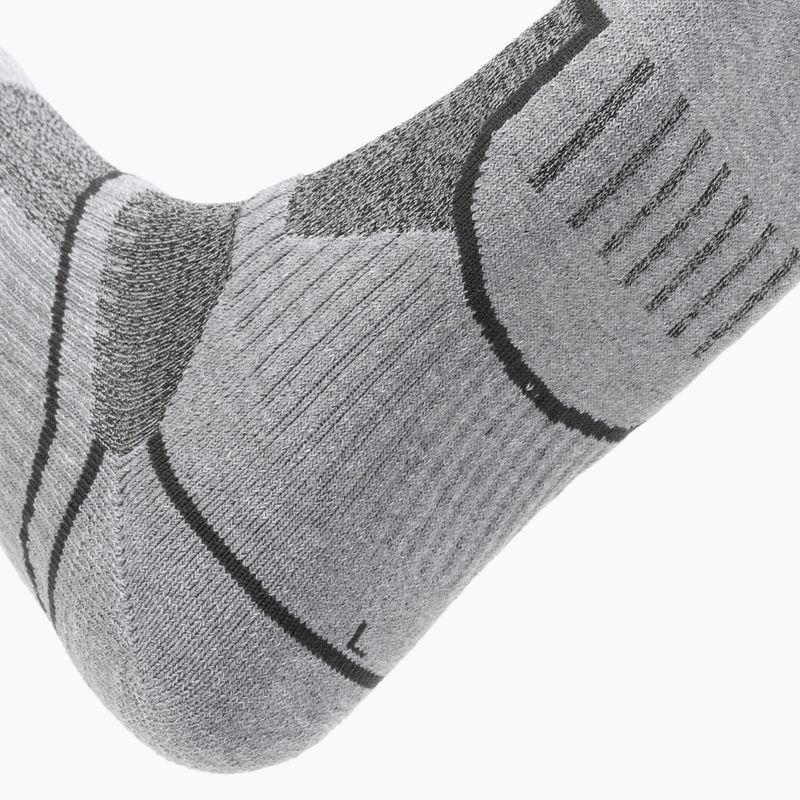 Шкарпетки для трекінгу Mico Medium Weight Extra Dry Trek Crew сірі CA03058 3
