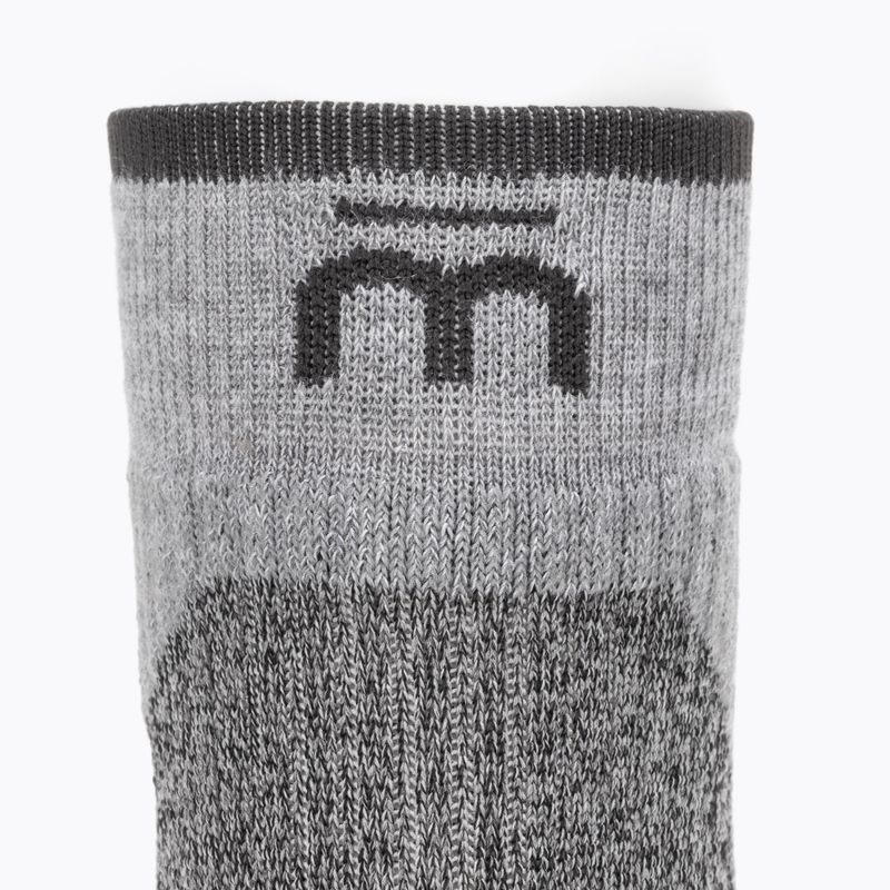 Шкарпетки для трекінгу Mico Medium Weight Extra Dry Trek Crew сірі CA03058 4