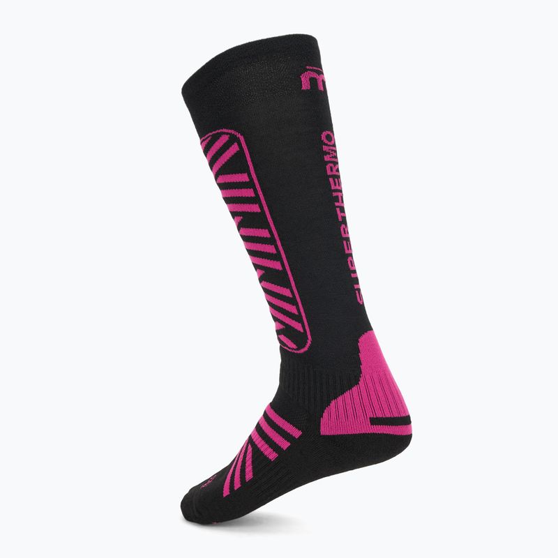 Шкарпетки гірськолижні Mico Heavy Weight Superthermo Primaloft Merino Ski nero fucsia 2