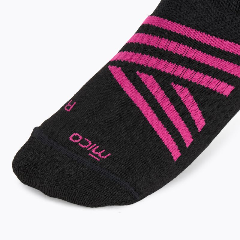 Шкарпетки гірськолижні Mico Heavy Weight Superthermo Primaloft Merino Ski nero fucsia 3