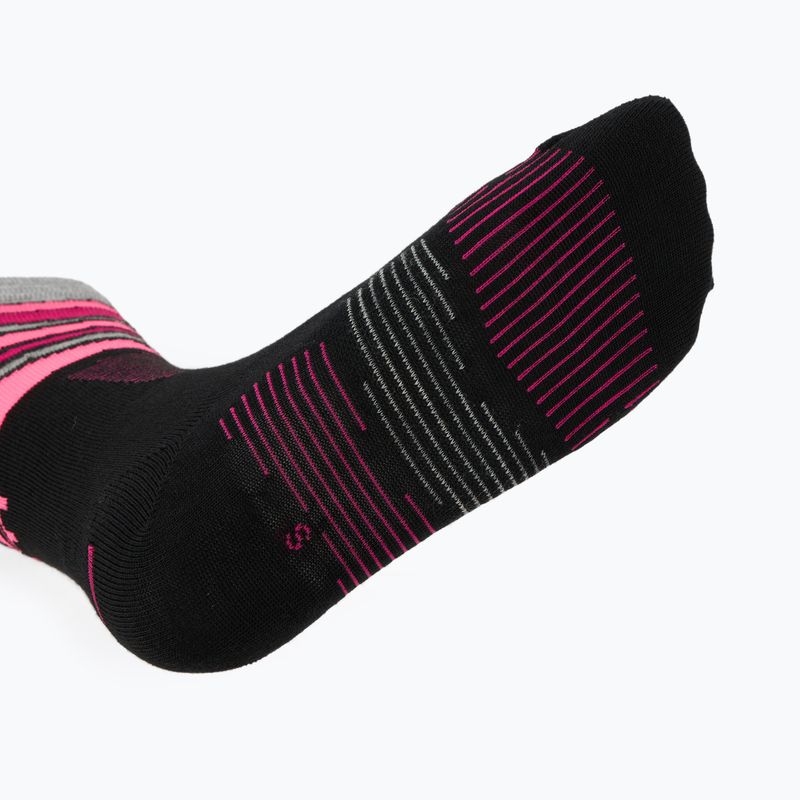 Шкарпетки гірськолижні жіночі Mico Light Weight Superthermo Natural Merino Ski nero/fucsia fluo 4