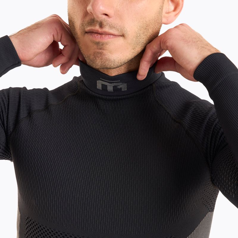 Чоловіча термоактивна кофта Mico M1 Mock Neck nero 3