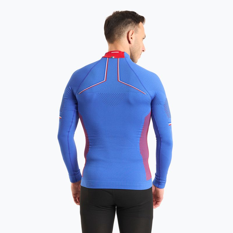 Чоловіча термоактивна кофта Mico M1 Mock Neck cobalto 2
