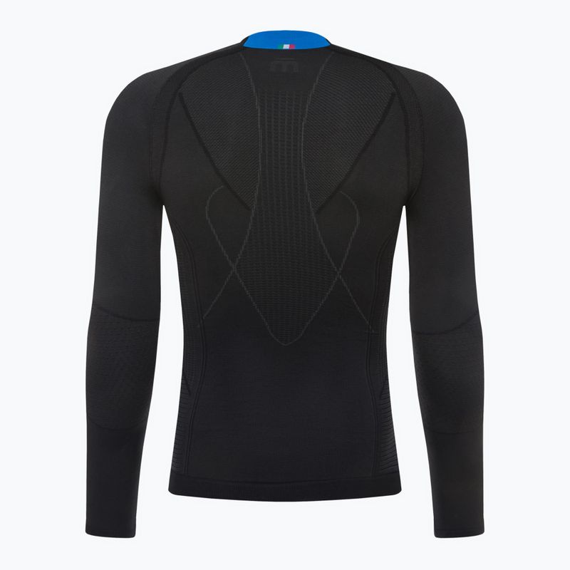 Чоловіча термоактивна кофта Mico Odor Zero Mock Neck nero 7