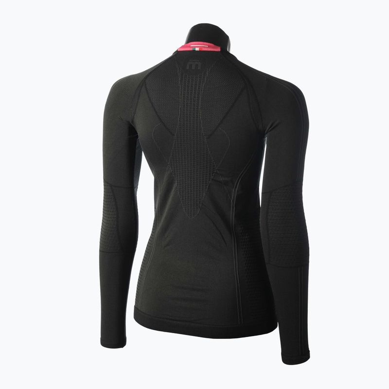 Термокофта жіноча Mico Odor Zero Round Neck чорна IN01455 2