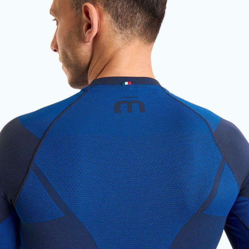 Чоловіча термоактивна кофта Mico Warm Control Round Neck piombo 3