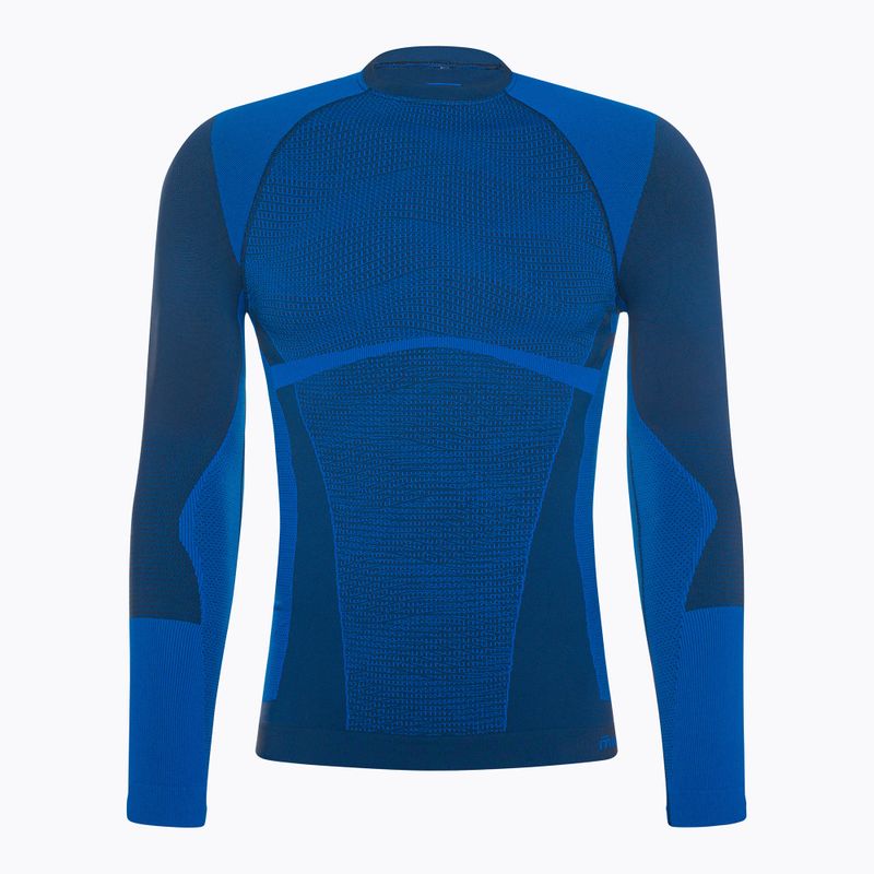Чоловіча термоактивна кофта Mico Warm Control Round Neck piombo 5