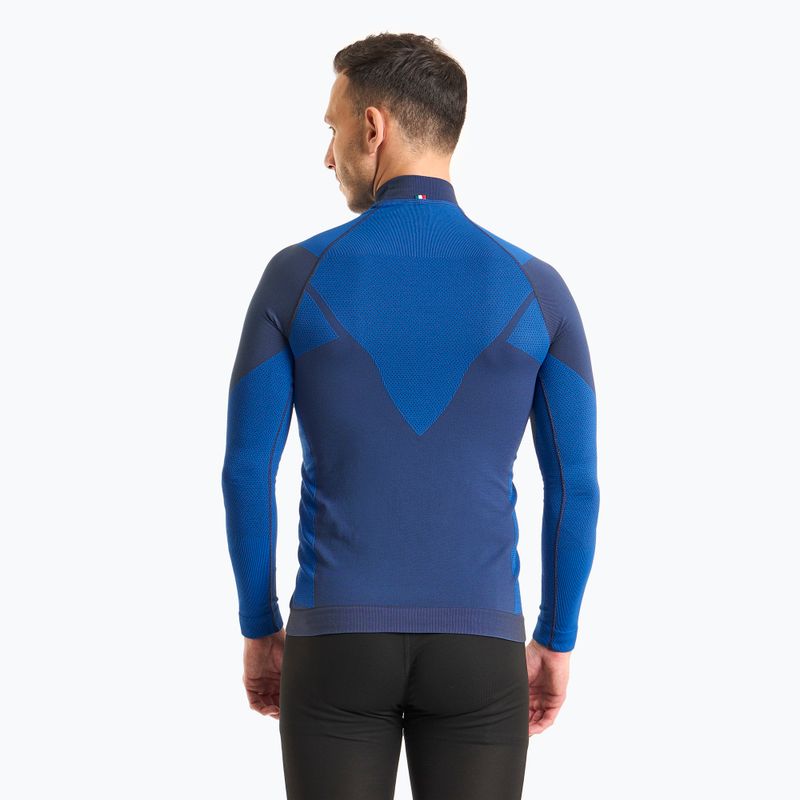 Чоловіча термоактивна кофта Mico Warm Control Mock Neck piombo 2