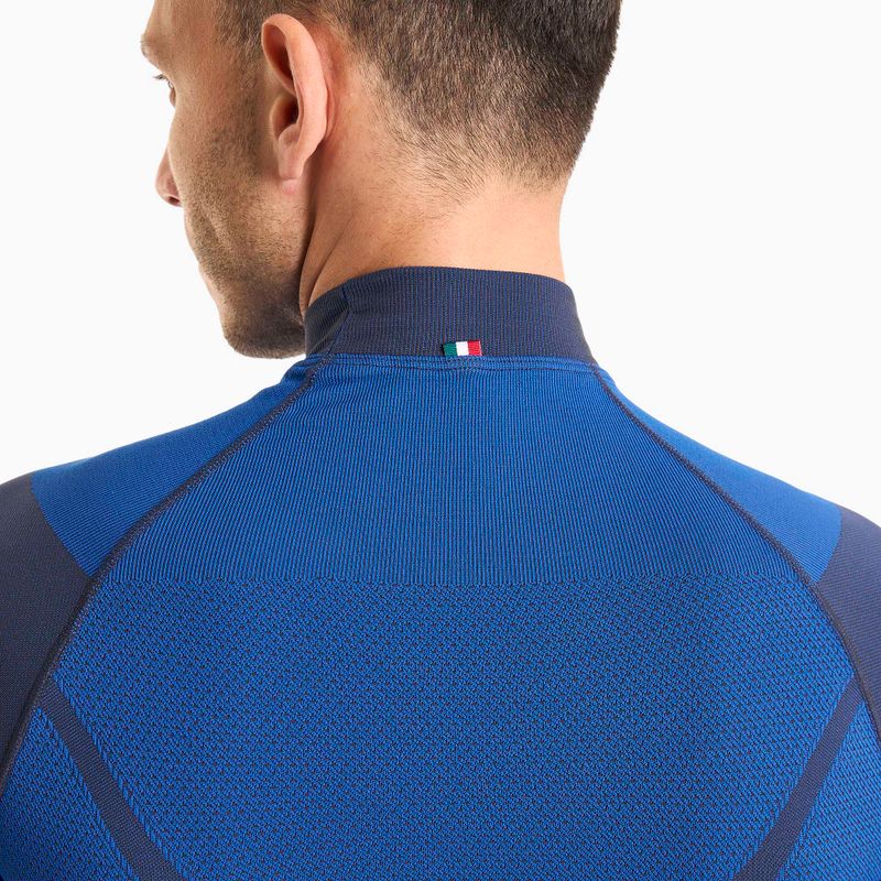 Чоловіча термоактивна кофта Mico Warm Control Mock Neck piombo 4