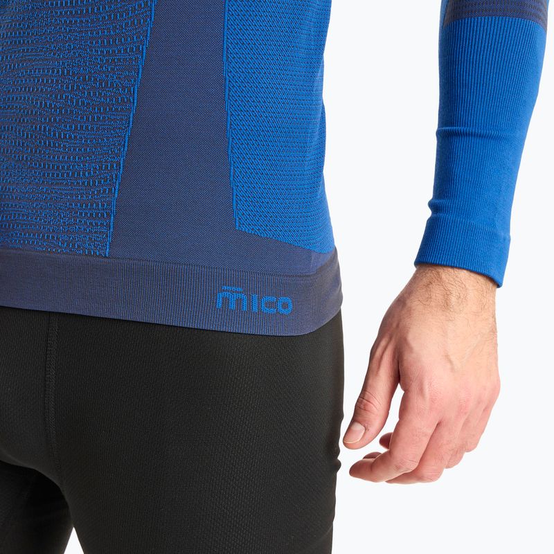 Чоловіча термоактивна кофта Mico Warm Control Mock Neck piombo 5