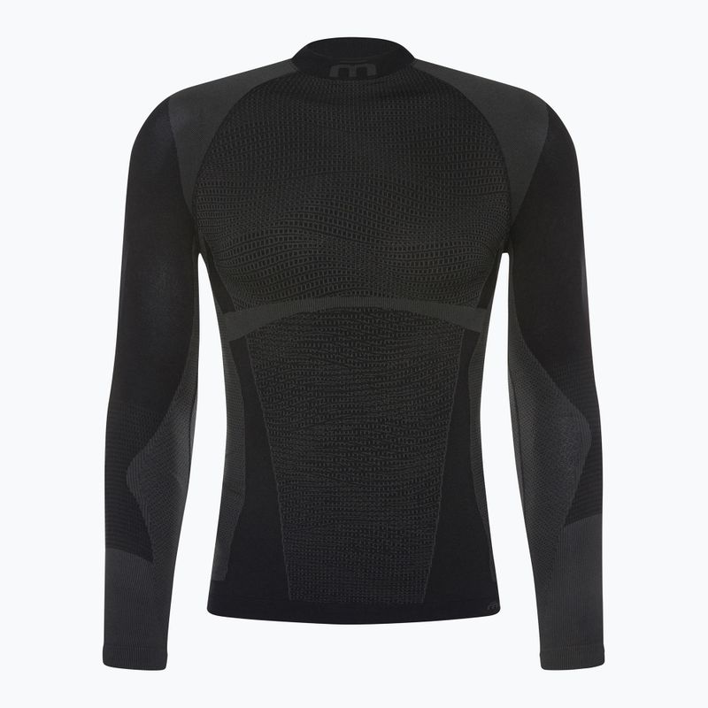 Чоловіча термоактивна кофта Mico Warm Control Mock Neck nero 6