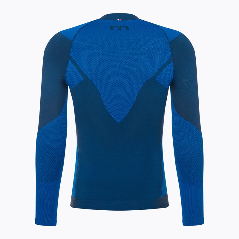 Чоловіча термоактивна кофта Mico Warm Control Zip Neck piombo 2